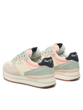 Pepe Jeans Sneakersy Rusper Sweet PLS31477 Pastel Lemon 001