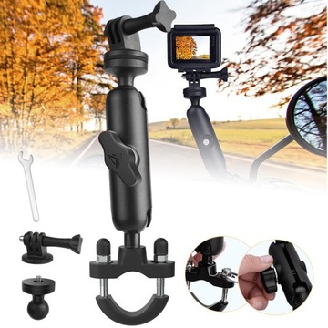 UCHWYT NA KIEROWNICĘ DO KAMER, AKTYWNY UCHWYT ROWEROWY, OBRACANY O 360°