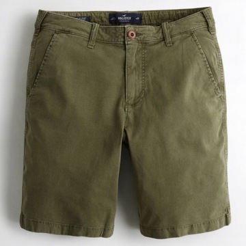 HOLLISTER by Abercrombie Szorty Spodenki Olive 31