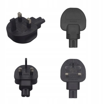 do IEC C7 Adapter wtyczki zasilającej odwracalny d