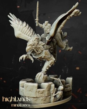 Highlands Miniatures Герой на Грифе