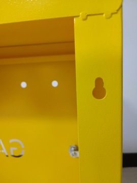 Шкаф, газбокс 60х60х25 Стандарт Спинка Антрацит