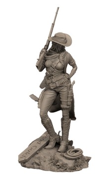 Jane The Gunslinger figurka rpg druk 3d 8k 75mm