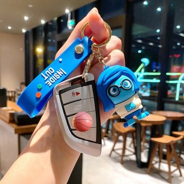 3D Cartoon Inside Out 2 brelok do kluczy. Osobowość. Kreatywna lalka 1pcs