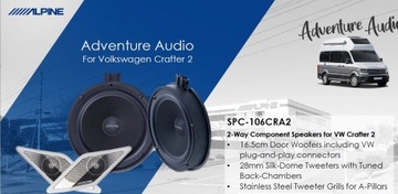 Dedykowany zestaw ALPINE SPC-106CRA2 - VW CRAFTER