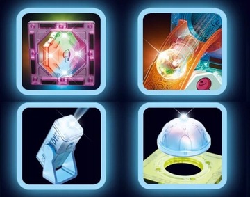 KLOCKI MAGNETYCZNE ŚWIECĄCY TOR KULKOWY PANELE