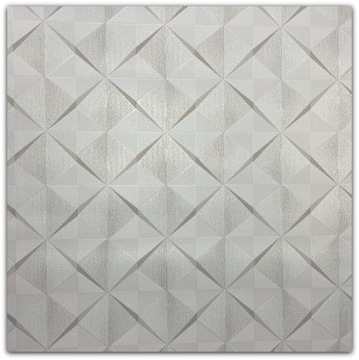 TAPETY TAPETA GEOMETRYCZNA 3D BEŻOWA ZŁOTA WINYL