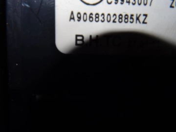 MERCEDES-BENZ SPRINTER W906 PANEL KLIMATIZACE A9068302885