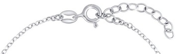 Серебряный комплект из сережек 925 пробы, колье, браслета, блестящих кристаллов.