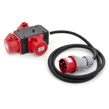 АДАПТЕР ПИТАНИЯ РАСПРЕДЕЛИТЕЛЬ 16А 400В IP44 3x16A 5P