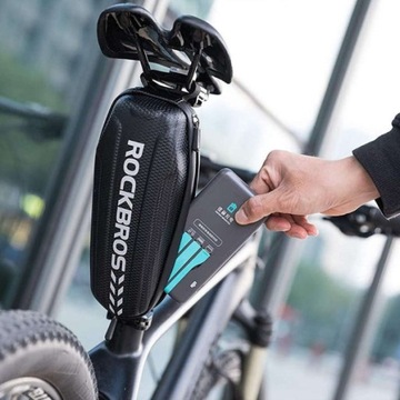 Сумка на раму велосипеда средней жесткости Rockbros B61 1,5 л