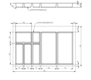 ОРГАНАЙЗЕР ДЛЯ СТОЛОВЫХ ПРИБОРОВ AXISPACE 80 WHITE GTV