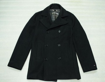 TOMMY HILFIGER WOOL PEACOAT Kurtka Marynarska SM 1