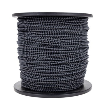 10m-Łańcuszek kulkowy doRolet 3,2mm*4,5mm Antracyt