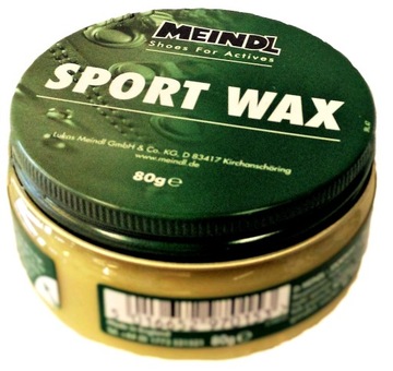 Meindl Sportwax пропитка 80г воск для обуви увлажняет и смазывает обувь