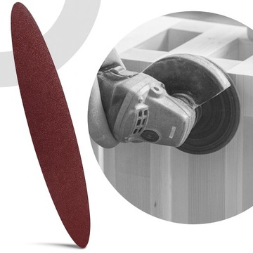 KRĄŻEK PAPIER ŚCIERNY KRĄŻKI ŚCIERNE NA RZEP 50szt 125mm P40 DO SZLIFIERKI