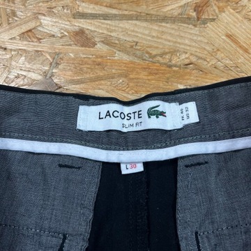 Spodnie Materiałowe LACOSTE Chinos 30 Slim