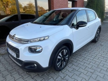 Citroen C3 III Hatchback 1.2 PureTech 82KM 2019 Citroen C3 1.2 benzyna 83 KM LED alufelgi tempomat zarej w PL zadbany