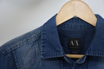 Armani Exchange koszula męska S 39 jeansowa denim