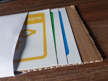 НАКЛЕЙКИ для корзин СЕГРЕГАЦИЯ с инструкцией, 5 шт.