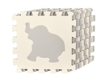 Пазл из пенопласта, коврик-пазл с животными 4x4