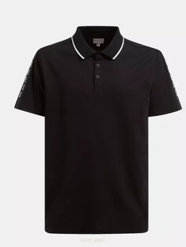 Koszulka męska polo GUESS Czarna XL