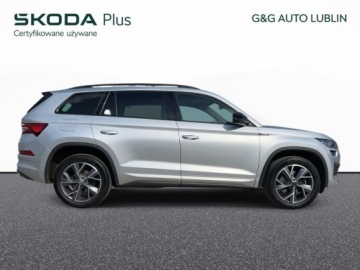 Skoda Kodiaq I SUV 2.0 TDI SCR 200KM 2021 Skoda Kodiaq Sportline 2.0 TDI 200KM 4x4 DSG 7-osobowy Matrix LED Hak, zdjęcie 5