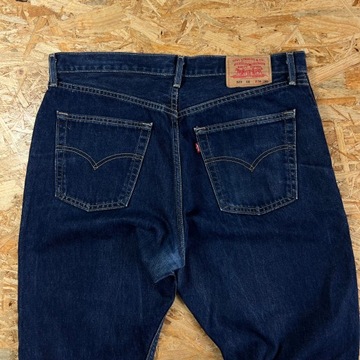 Spodnie Jeansowe LEVIS 502 02 38x32 Proste Dżins Jeans Męskie Denim