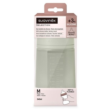 СИЛИКОНОВАЯ БУТЫЛКА SUAVINEX SX PRO 240 МЛ ESSENCE