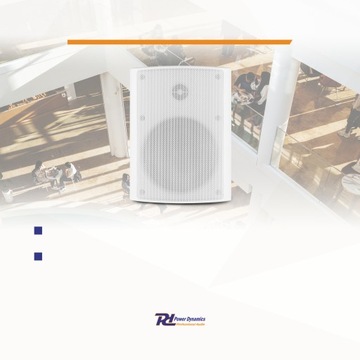 ВНЕШНИЕ динамики 5,25 дюйма, 120 Вт, IP56 BGO50