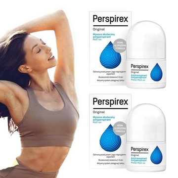 *NOWY* | PERSPIREX Original Antyperspirant roll-on 20 ml*2