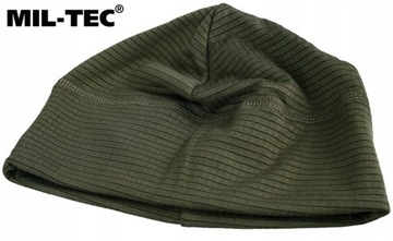 Czapka termoaktywna sportowa Mil-Tec Quick Dry Cap oddychająca Olive