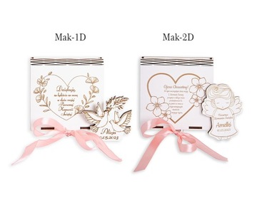 Podziękowanie i magnes Pierwsza Komunia Święta