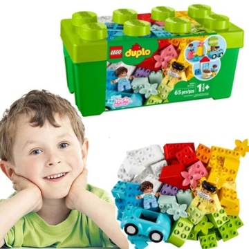 ZESTAW KLOCKÓW EDUKACYJNYCH PREZENT DLA 2 LATKA XXL DUŻY LEGO URODZINY