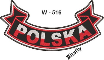 Polska W - 516 napis