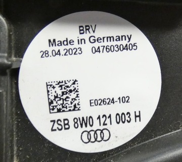 AUDI A4 A5 A6 A7 POUZDRO VENTILÁTORŮ 8W0121003H