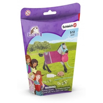 Schleich 42534 6w1 KOŃ ŹREBAK Quarter Horse + JEŻ