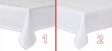 Скатерть СТОЙКАЯ К ПЯТЯНИЯМ 110X230 БЕЛАЯ ЭКРУ EKRI COLORS