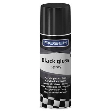 ROSCH Lakier połysk czarny 400ml