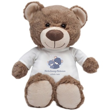 MIŚ Z IMIENIEM dziecka pluszowy PREZENT Teddy