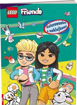 KSIĄŻECZKA LEGO FRIENDS KOLOROWANKA Z NAKLEJKAMI AMEET