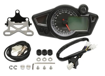 UNIWERSALNY LICZNIK CYFROWY MOTOCYKL MOTOR SKUTER QUAD LCD 11000 RPM