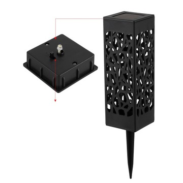 НАБОР СОЛНЕЧНЫХ ЛАМП ИЗ 4 СВЕТОДИОДНЫХ ДЕКОРАТИВНЫХ ЛАМП СОЛНЕЧНАЯ ЛАМПА ДЛЯ САДА, БАЛКОНА