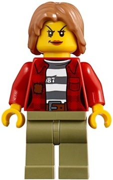 LEGO Figurka cty0851 City 60173 Złodziejka
