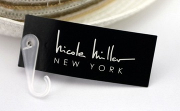 Kapelusz damski NICOLE MILLER New York 56-58cm Biały Cekiny $42