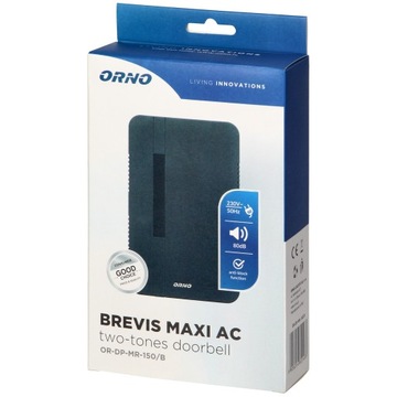 ПРОВОДНОЙ ЗВОНОК 230В ДВУХТОННЫЙ БИМ-БАМ