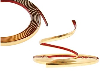 Listwa samoprzylepna dekoracyjna ozdobna ZŁOTA 21 mm 5 metrów 21mm/5m GOLD