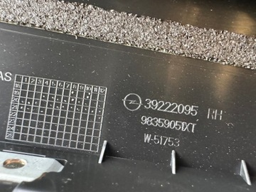 39222095 LIŠTA DVEŘE LEVÝ ZADNÍ OPEL CORSA F