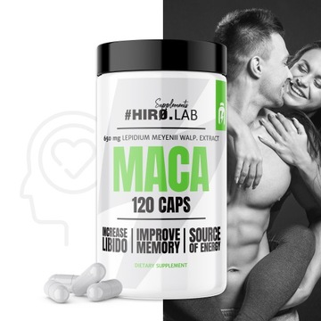 Hiro.Lab Maca 120 caps TESTOSTERON UP LIBIDO UP