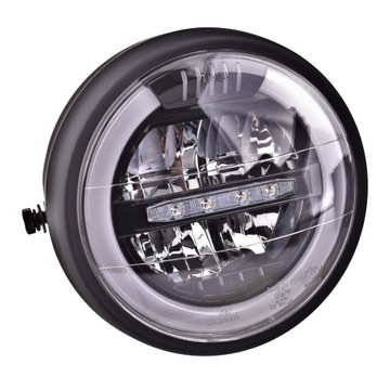 ФАРА ПЕРЕДНЯЯ ФАРА Светодиодная резьба M8 4-контактный Moretti для Junak Romet Zipp DRL